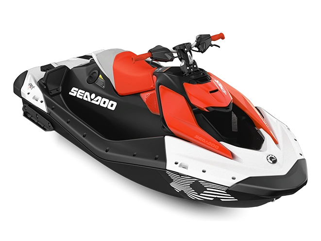 2025 Sea-Doo Spark Trixx Spark Trixx for 1 White / Dragon Red 90 alt