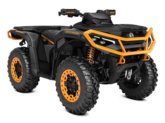 2025 Can-Am Outlander XT-P 1000R Mineral Grey & Orange Crush