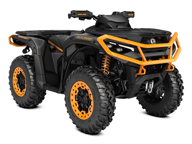 2025 Can-Am Outlander 850/1000R Outlander XT-P Mineral Grey & Orange Crush 1000R