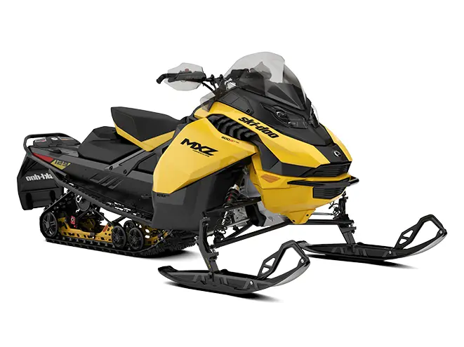 2025 Ski-Doo MXZ Adrenaline 600R E-TEC Neo Yellow and Black