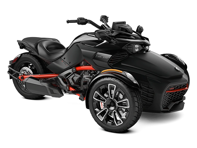 2025 Can-Am Spyder F3 Spyder F3-S Monolith Black Satin alt