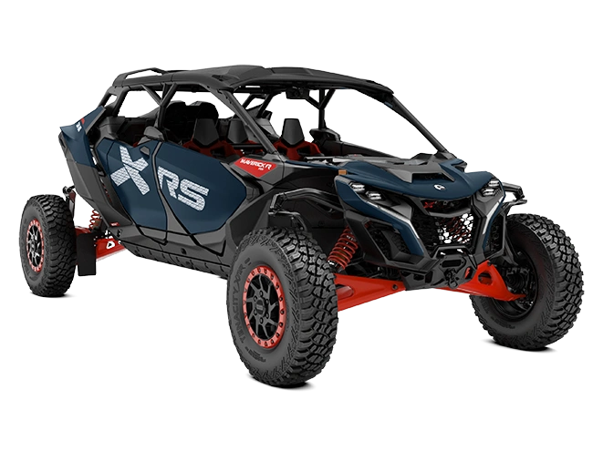 Can-Am Maverick R MAX Maverick R MAX X RS avec Smart-Shox Bleu cendré et rouge légion 2025 alt