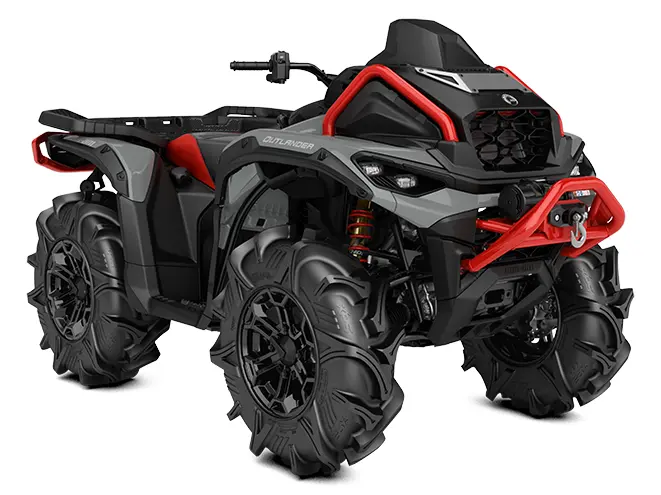 2025 Can-Am Outlander X MR 850 Granite Grey & Legion Red