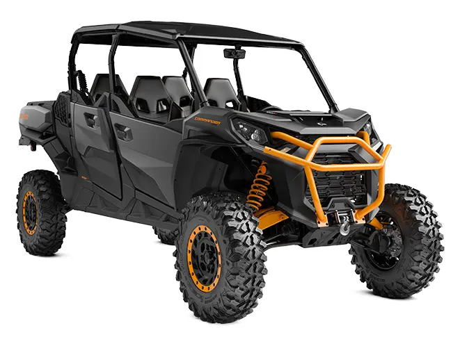 2025 Can-Am Commander MAX XT-P 1000R Mineral Grey & Orange Crush