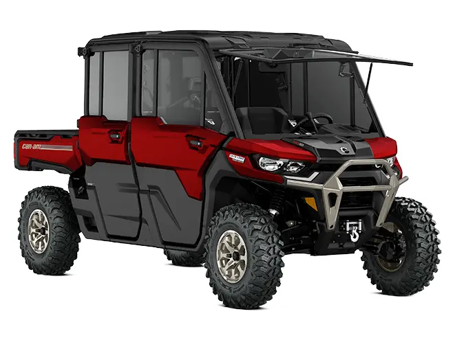 2025 Can-Am Defender MAX Limited HD10 Fiery Red