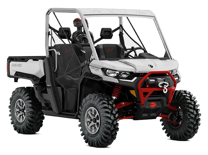 2025 Can-Am Defender X MR HD10 Hyper Silver & Legion Red