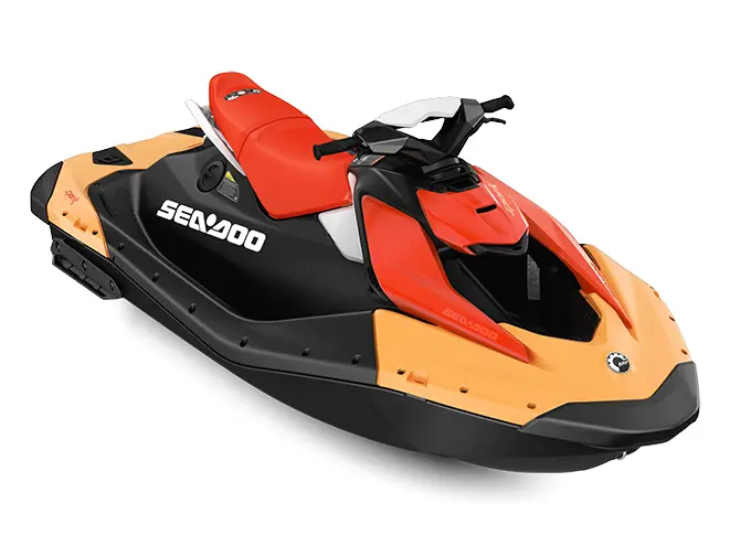 2025 Sea-Doo Spark for 2 60 Sunrise Orange / Dragon Red