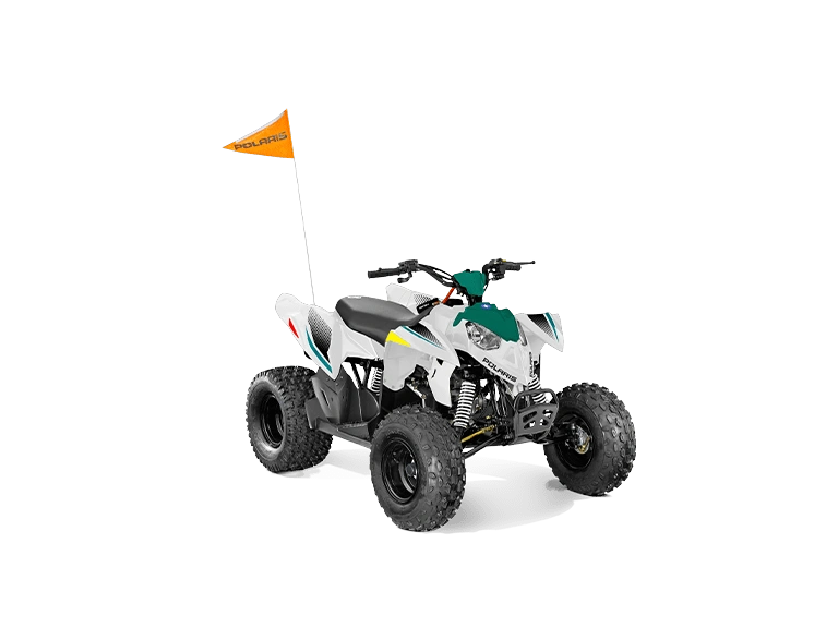Polaris Outlaw 110 EFI Outlaw 110 EFI Bright White / Radiant Green 2025 alt
