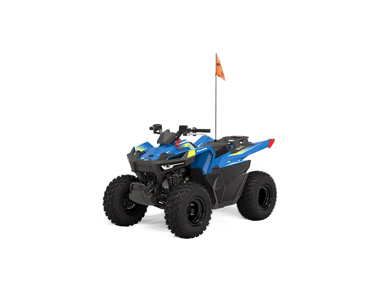 2025 Polaris Outlaw 70 EFI Velocity Blue / Lifted Lime