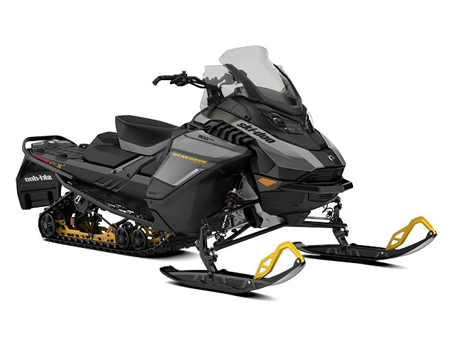 2025 Ski-Doo Renegade Renegade Adrenaline Monument Grey and Black 900 ACE