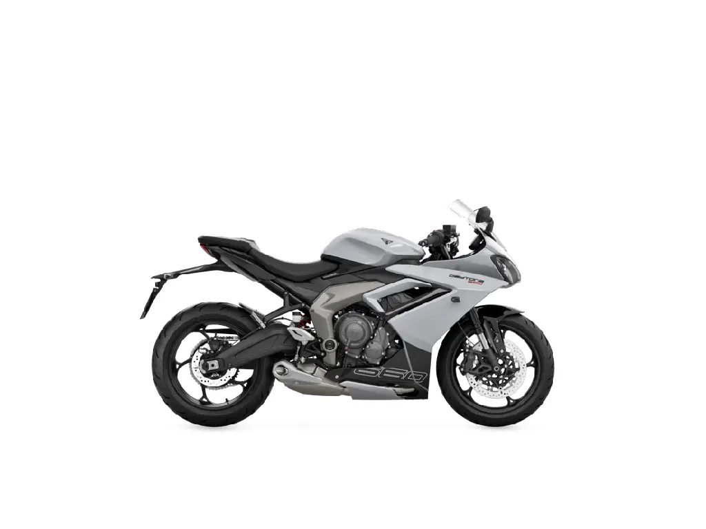 2025 Triumph Daytona 660 Snowdonia White / Sapphire Black