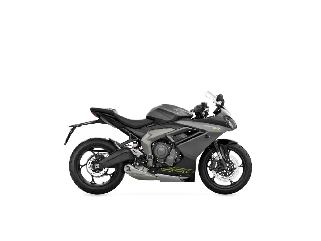 2025 Triumph Daytona 660 Satin Granite / Satin Jet Black