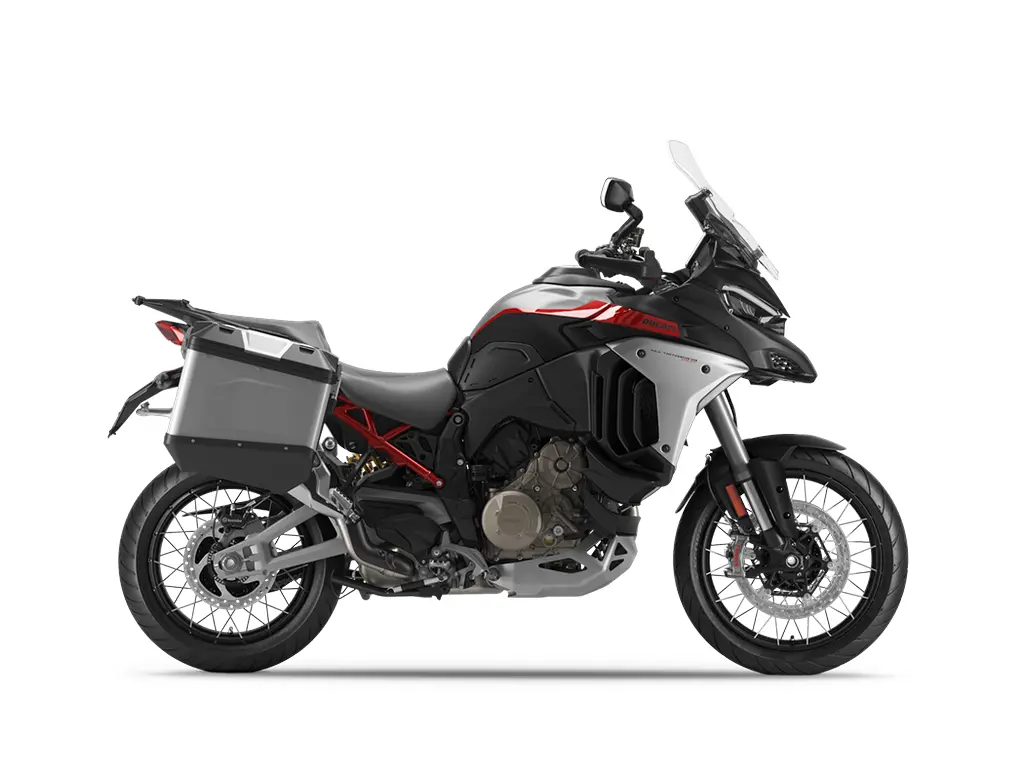 Ducati Multistrada V4 Rally Brushed Aluminum & Matte Black 2025