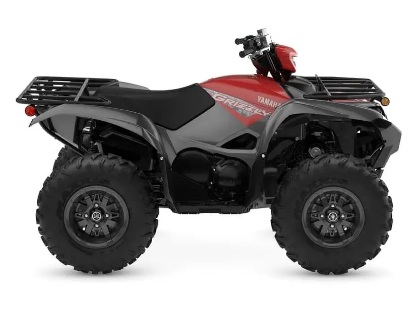 2025 Yamaha Grizzly EPS Grey Metallic / Red