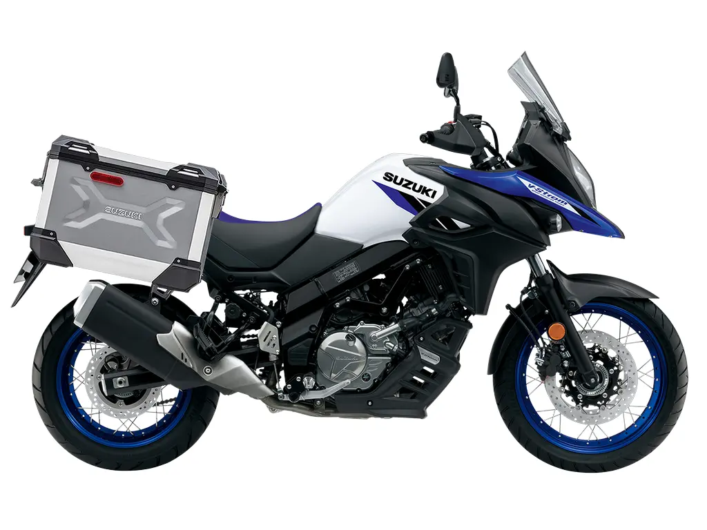 2025 Suzuki V-Strom 650XT Adventure Pearl Vigor Blue / Pearl Brilliant White