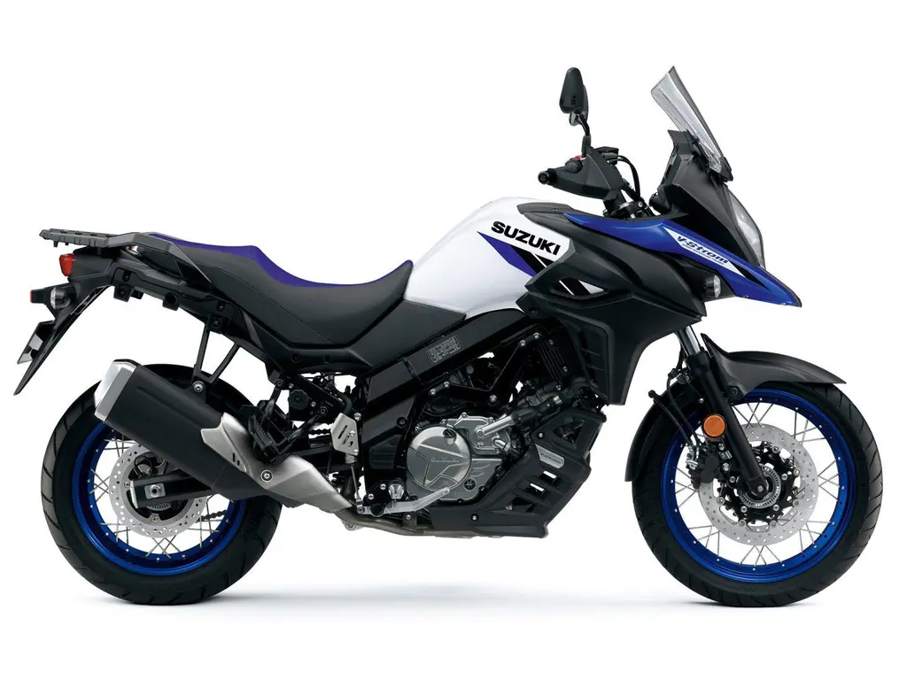 2025 Suzuki V-Strom 650XT Pearl Vigor Blue / Pearl Brilliant White