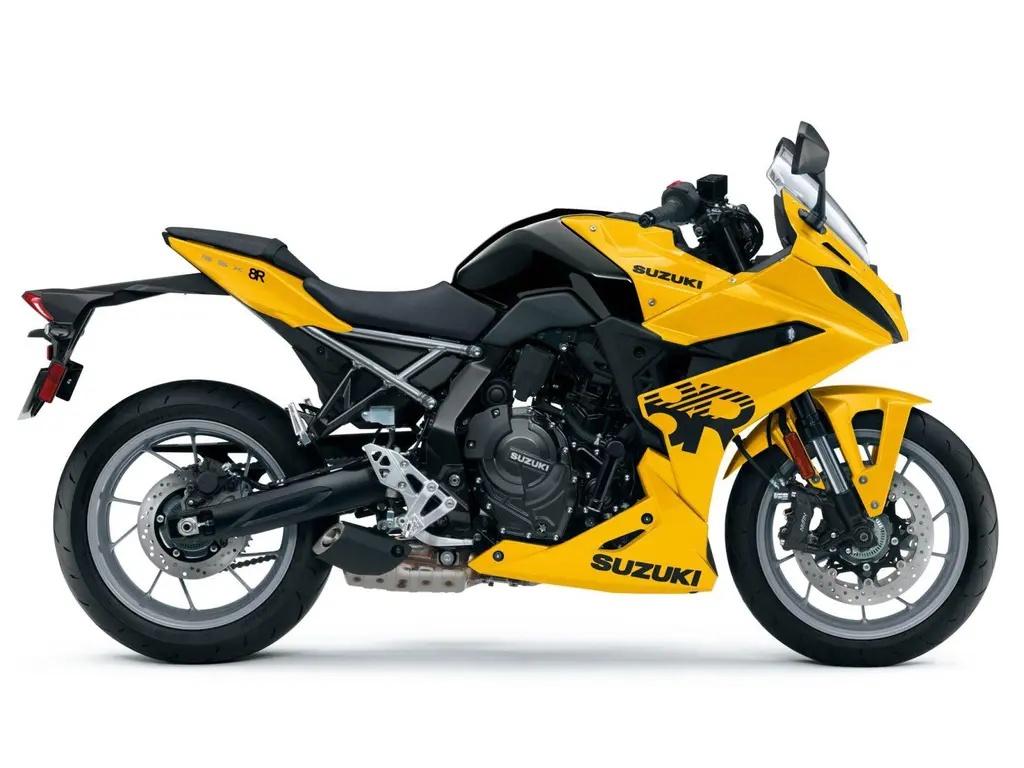 2025 Suzuki GSX-8R Pearl Ignite Yellow