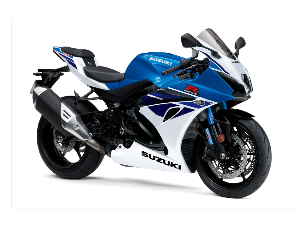 2025 Suzuki GSX-R1000R GSX-R1000R Pearl Brilliant White / Metallic Triton Blue alt