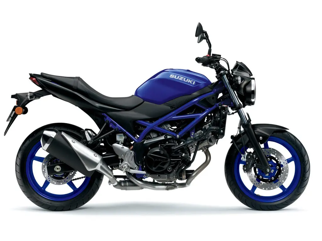 Suzuki SV650A Bleu Perle Brilliant / Noir Mât Métallique 2025