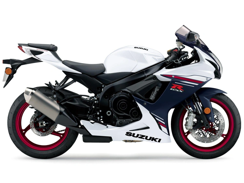 2025 Suzuki GSX-R600 GSX-R600 Pearl Brilliant White / Metalic Mat Stelar Blue alt