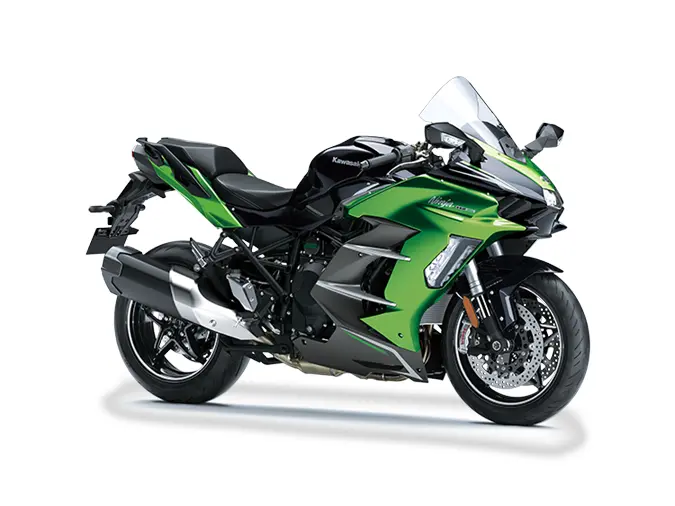 2025 Kawasaki NINJA H2 SX SE Emerald Blazed Green / Met Diablo Black / Met Matte Graphene Steel Gray