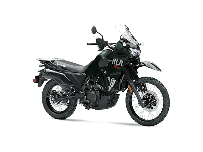 2025 Kawasaki KLR650 S Metallic Matte Dark Green