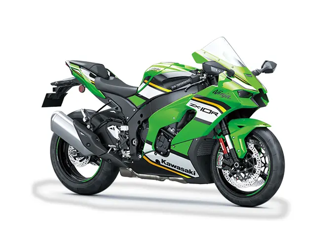 Kawasaki NINJA ZX-10R KRT EDITION Vert Lime / Ébène / Blanc Blizzard Perle 2025