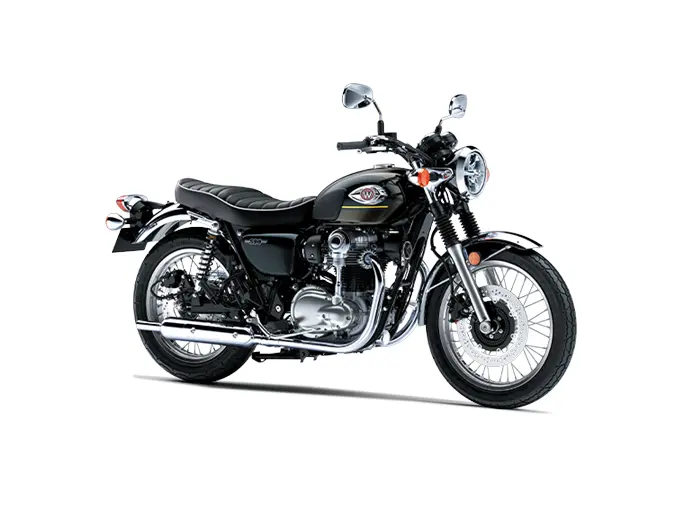 Kawasaki W800 Noir Doré Éclatant Métallisé / Ébène 2025