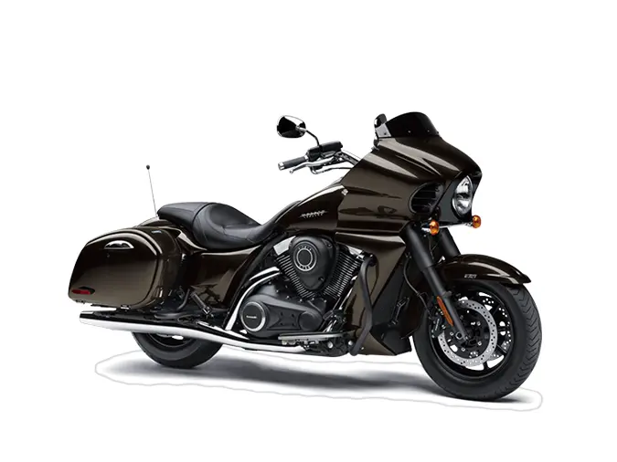 Kawasaki VULCAN 1700 VAQUERO Noir Doré Éclatant Métallisé 2025