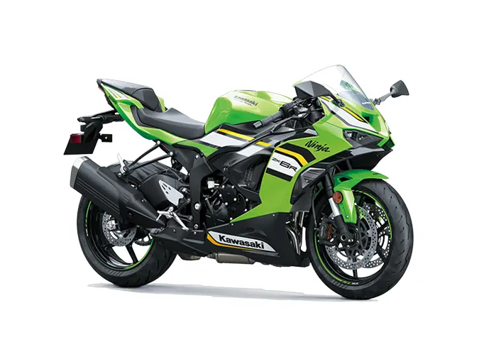 Kawasaki NINJA ZX-6R KRT EDITION Vert Lime / Ébène / Blanc Blizzard Perle 2025