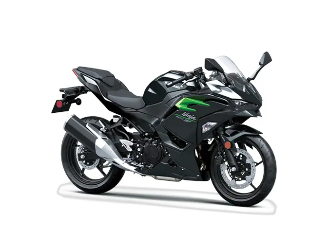 Kawasaki NINJA 500 Gris carbone métallisé / Vert Lime Bonbon 2025