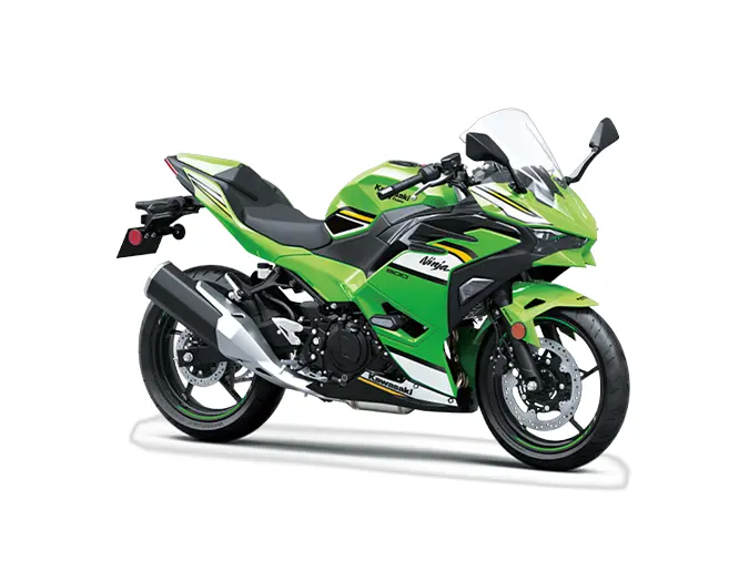 2025 Kawasaki NINJA 500 SE KRT EDITION Lime Green / Ebony / Pearl Blizzard White