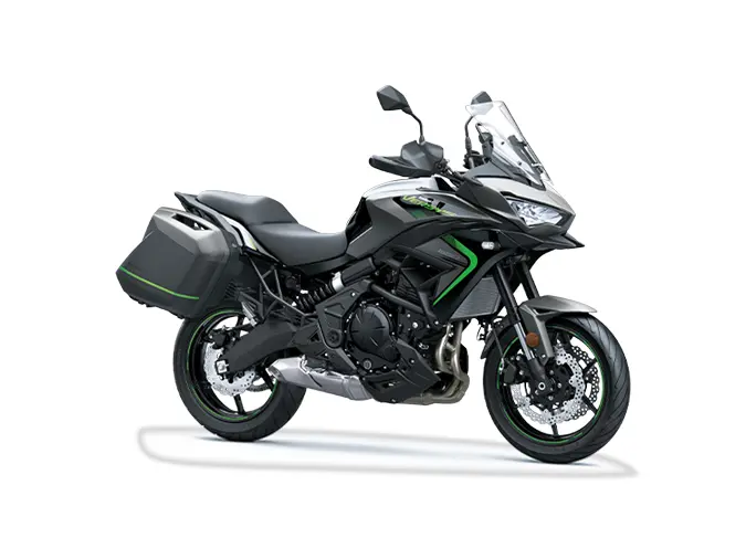 2025 Kawasaki VERSYS 650 LT Metallic Matte Graphene Steel Gray / Metallic Spark Black