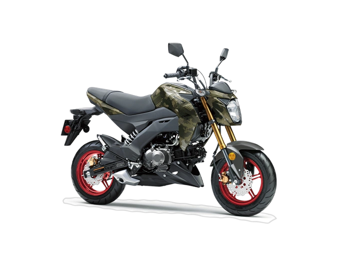 2025 Kawasaki Z125 PRO Z125 PRO Cypher Camo Beige (Matte) alt