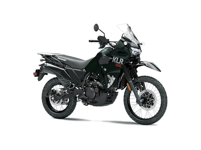 2025 Kawasaki KLR650 Metallic Matte Dark Green