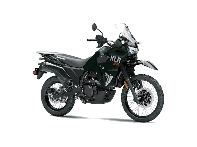 Kawasaki KLR650 KLR650 Vert Foncé Mat Métallisé 2025 alt