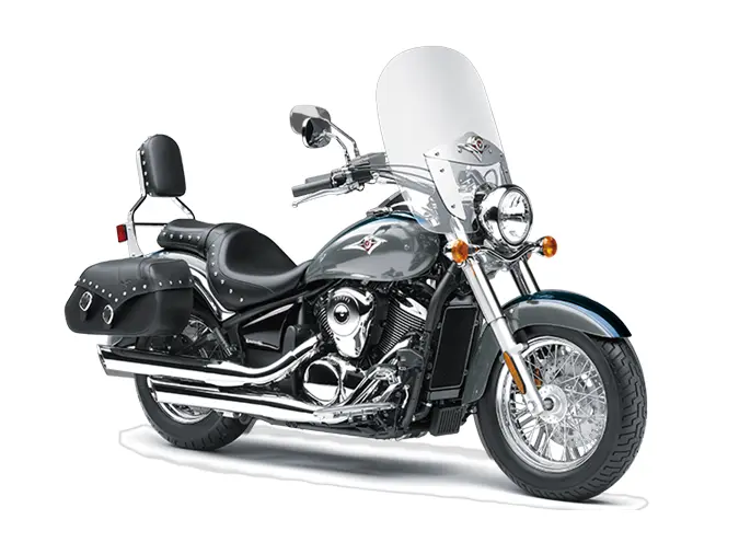 Kawasaki VULCAN 900 CLASSIC LT Bleu Océan Métallisé / Gris Poussière de Lune Métallisé 2025