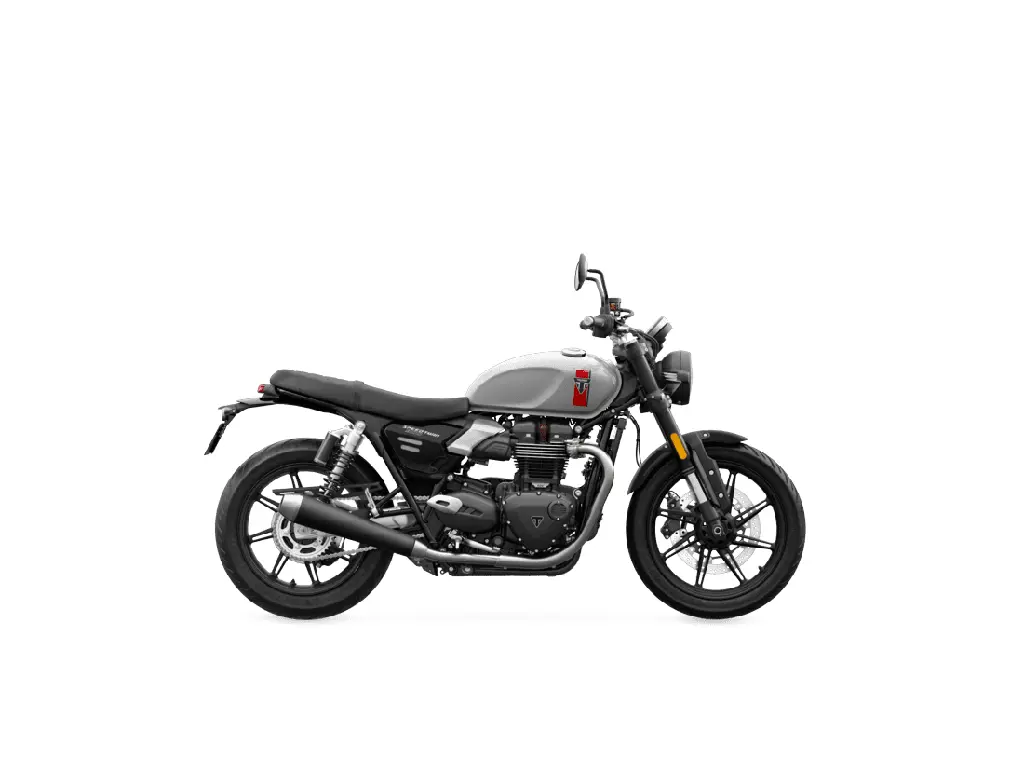2025 Triumph Speed Twin 900 Aluminium Silver/Carnival Red/Jet Black