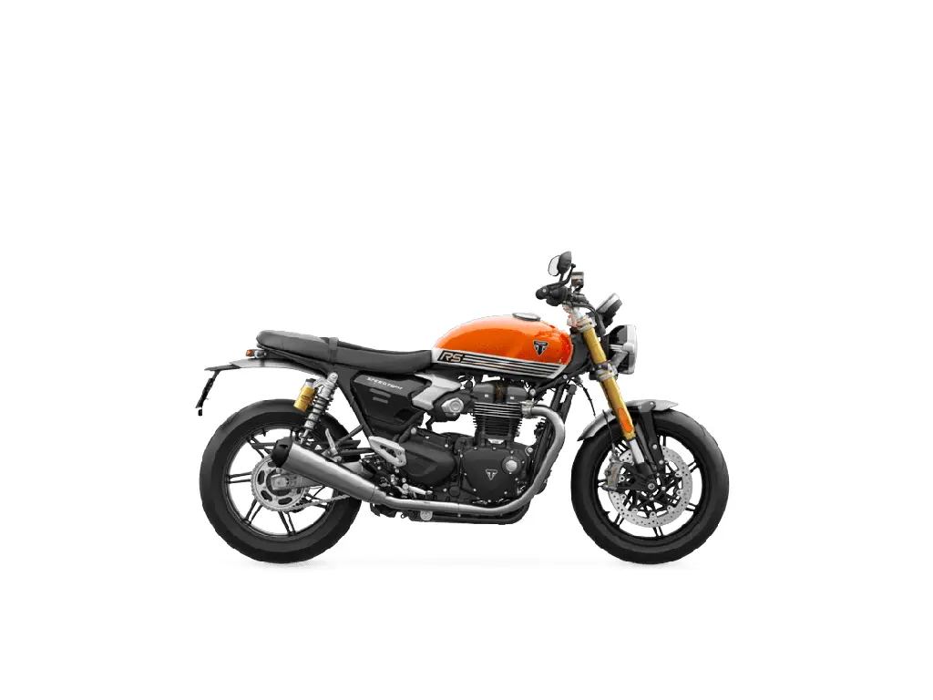 2025 Triumph Speed Twin 1200 Rs Baja Orange / Sapphire Black