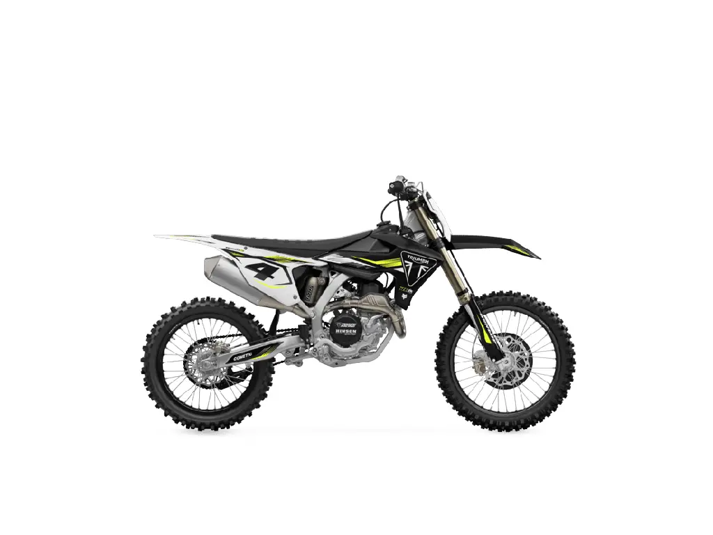 2025 Triumph Tf 450 Rc Edition Jet Black / Pure White