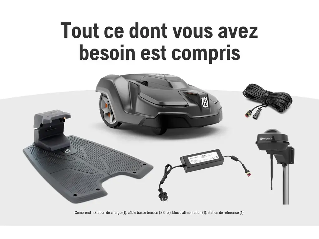 Husqvarna Ensemble Automower® 450X EPOS™ avec station de référence de 2024