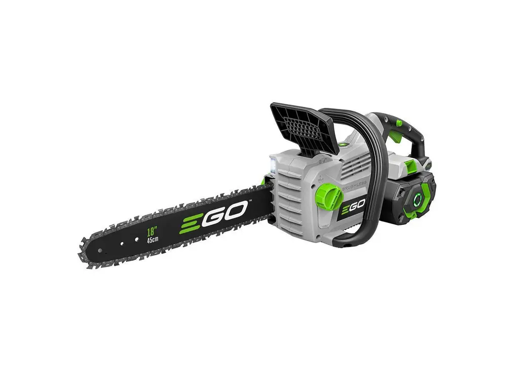 EGO Scie à Chaîne 18″ (2 x Batt. G3 5.0 Ah + Ch. rapide) CS1804-2