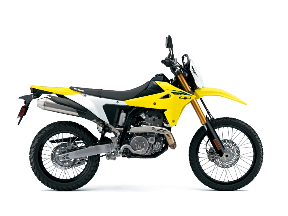 Suzuki DR-Z4S DR-Z4S Jaune Champion N° 2 / Blanc Spécial Intense 2025 alt