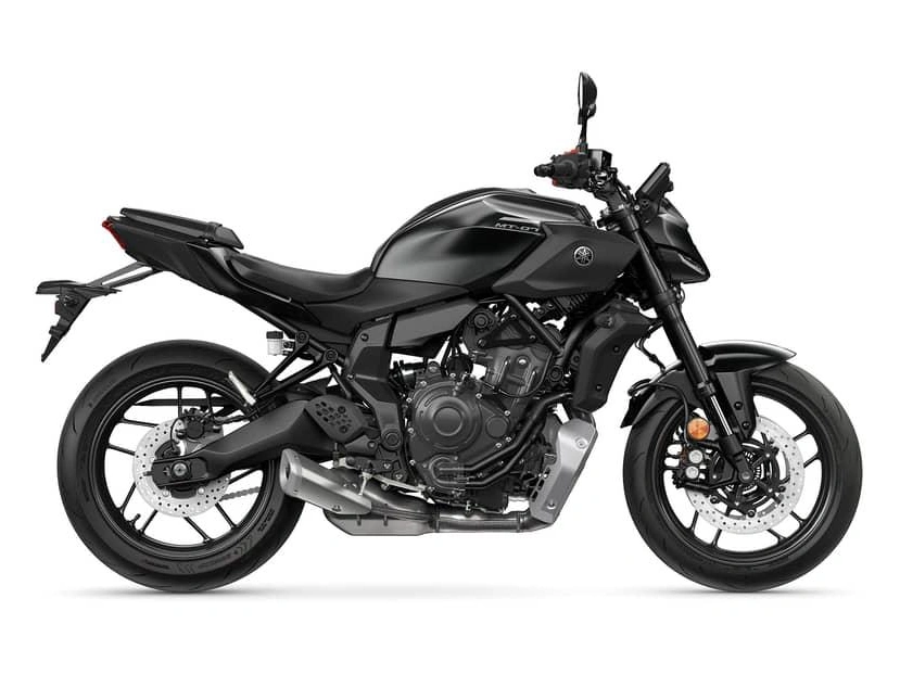 Yamaha MT-07 MT-07 Noir corbeau mat 2025 alt