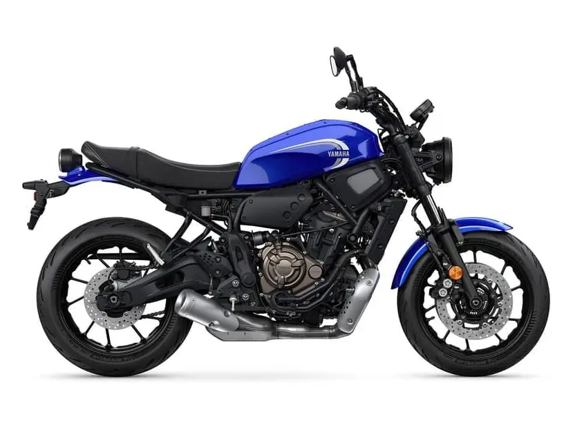 2025 Yamaha XSR700 Team Yamaha Blue