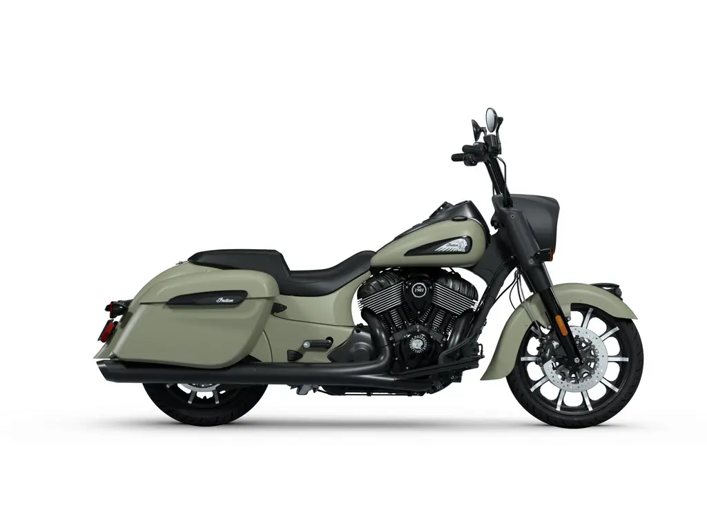 2025 Indian Motorcycle Springfield Dark Horse Moss Green Smoke