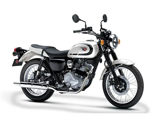 2025 Kawasaki W230 Pearl Ivory / Ebony