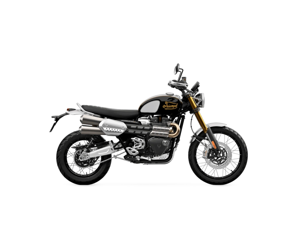 Triumph Scrambler 1200 Xe 2024 Scrambler 1200 Xe 2024 Icon Edition - Sapphire Black Aluminium Silver 2024 alt