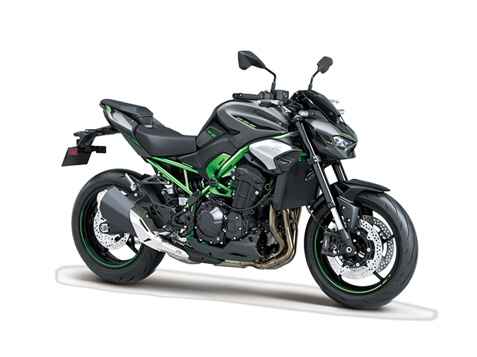 2025 Kawasaki Z900 Z900 Met. Matte Graphene Steel Gray / Met. Flat Spark Black / Candy Flat Blazed Green alt