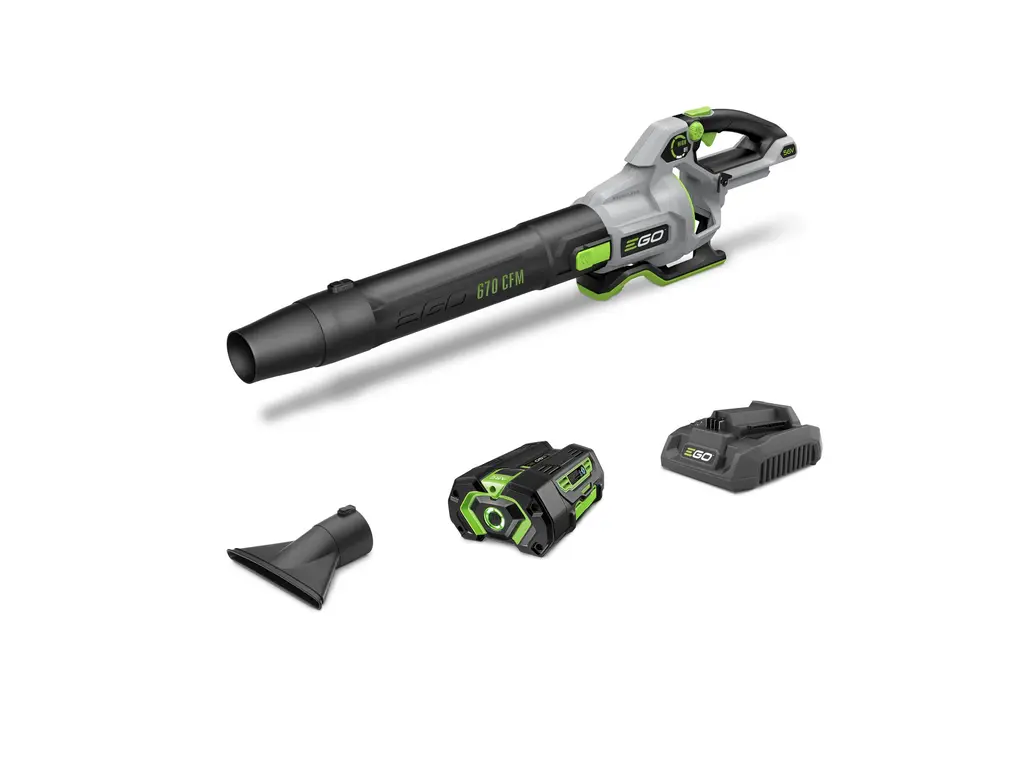 EGO 670 CFM Blower (G3 4.0 Ah Batt+ Stand Char) LB6703
